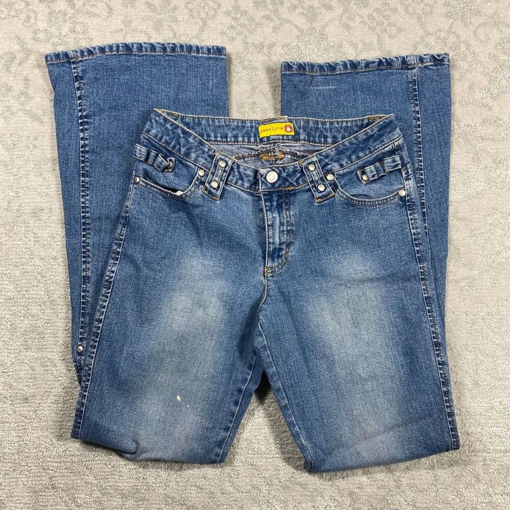 Gasoline Size 9 Blue Jeans